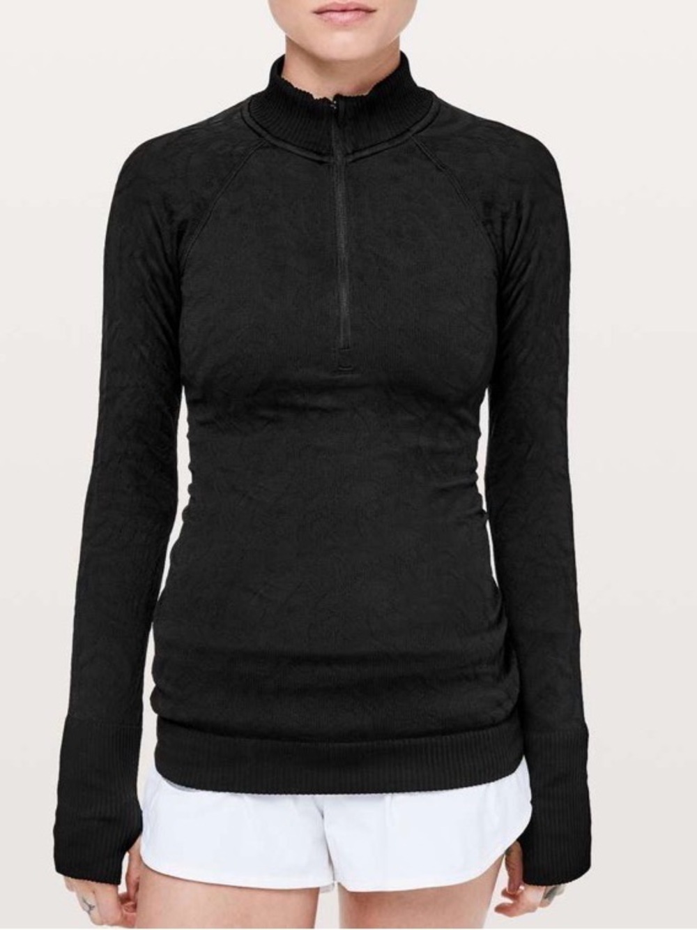 Lululemon Rest Less Half Zip ~ 6 ~ Black